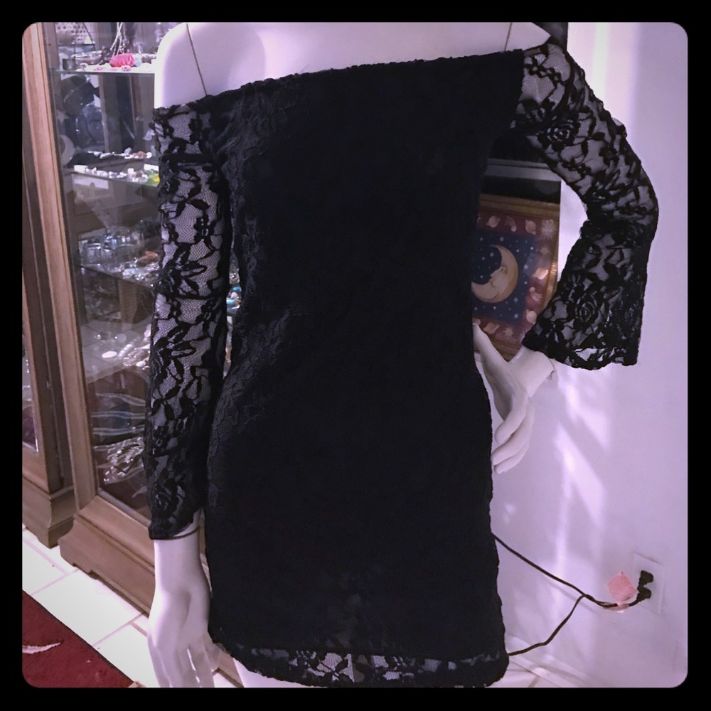 Woman’s lace dress